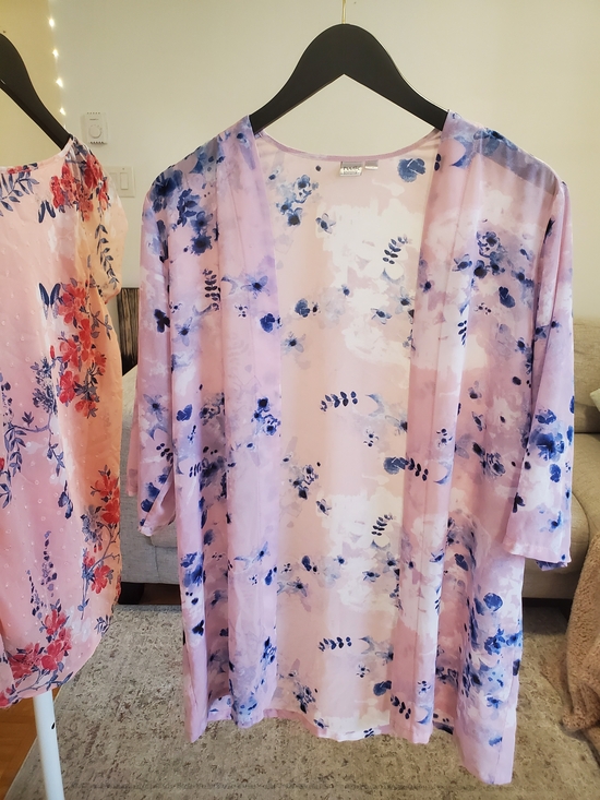 twik Sweaters - twik Floral Open Cardigan